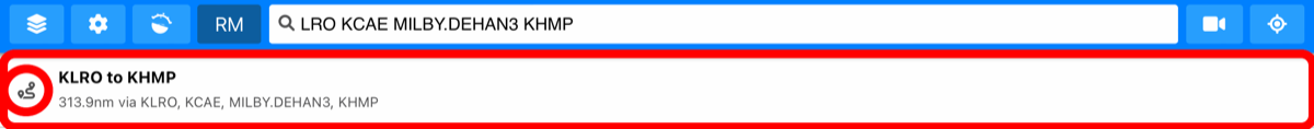 search result route