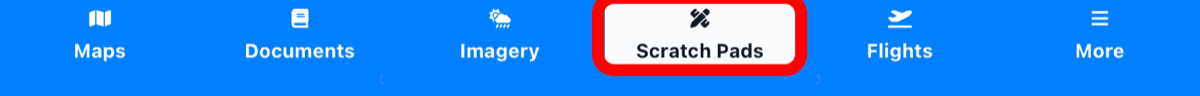 Image showing scratch pad button