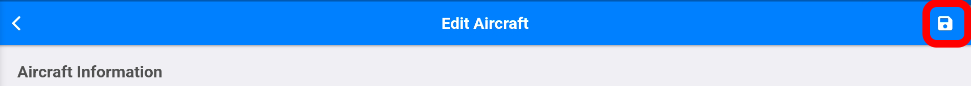 edit aircraft